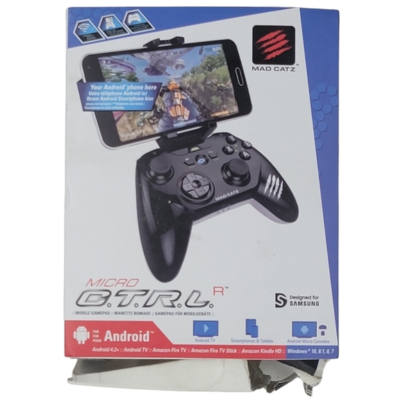 Mad Catz Micro C.T.R.L. Black Mobile Gamepad for Android - Picture 7 of 10